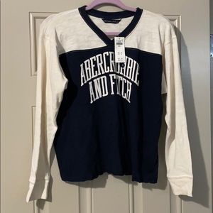 Navy and White Top size Small NBW